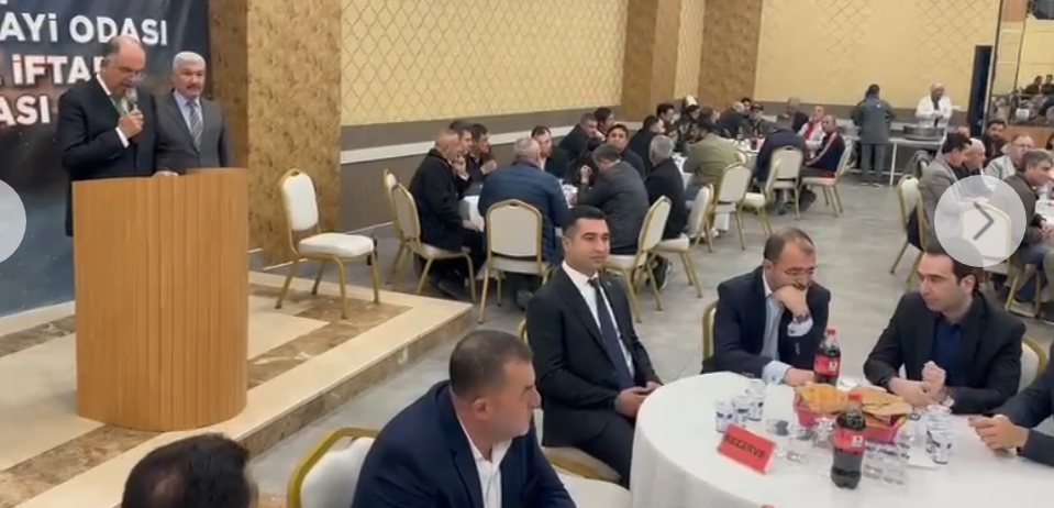 Kadirli Ticaret ve Sanayi Odası üyeleri geleneksel İftar yemeğinde buluştular.