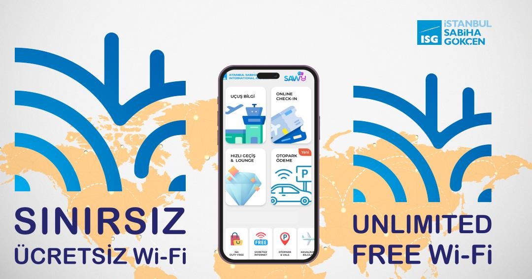 İbrahim YILDIZ/İSTANBUL, – İSTANBUL Sabiha Gökçen Havalimanı’nda (İSG) sınırsız ve