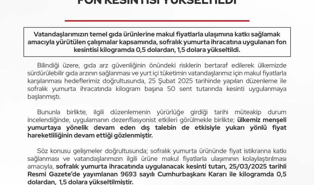 ANKARA, – TİCARET Bakanlığı, vatandaşların temel gıda ürünlerine makul fiyatlarla