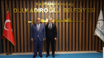 Kahramanmaraş Büyükşehir Belediye Başkanı Fırat Görgel, Dulkadiroğlu Belediye Başkanı Mehmet