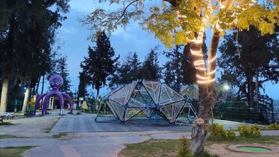 Kadirli Belediyesi’nin yenilediği Sülemiş Cafe & Restaurant, manzarası, tavus kuşları