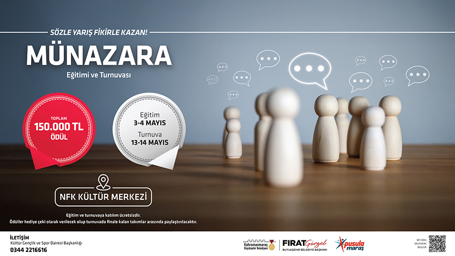 Büyükşehir Belediyesi, lise ve üniversite öğrencilerine yönelik münazara eğitimi ve