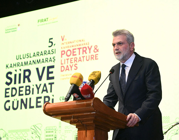 Kahramanmaraş Büyükşehir Belediyesi tarafından bu yıl 5’incisi düzenlenen Uluslararası Şiir