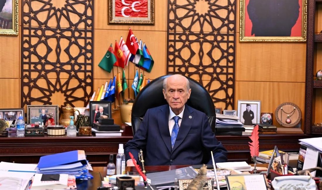 PARTİDEN PAYLAŞIM MHP tarafından, Devlet Bahçeli’nin genel merkezdeki mesaisine başladığına