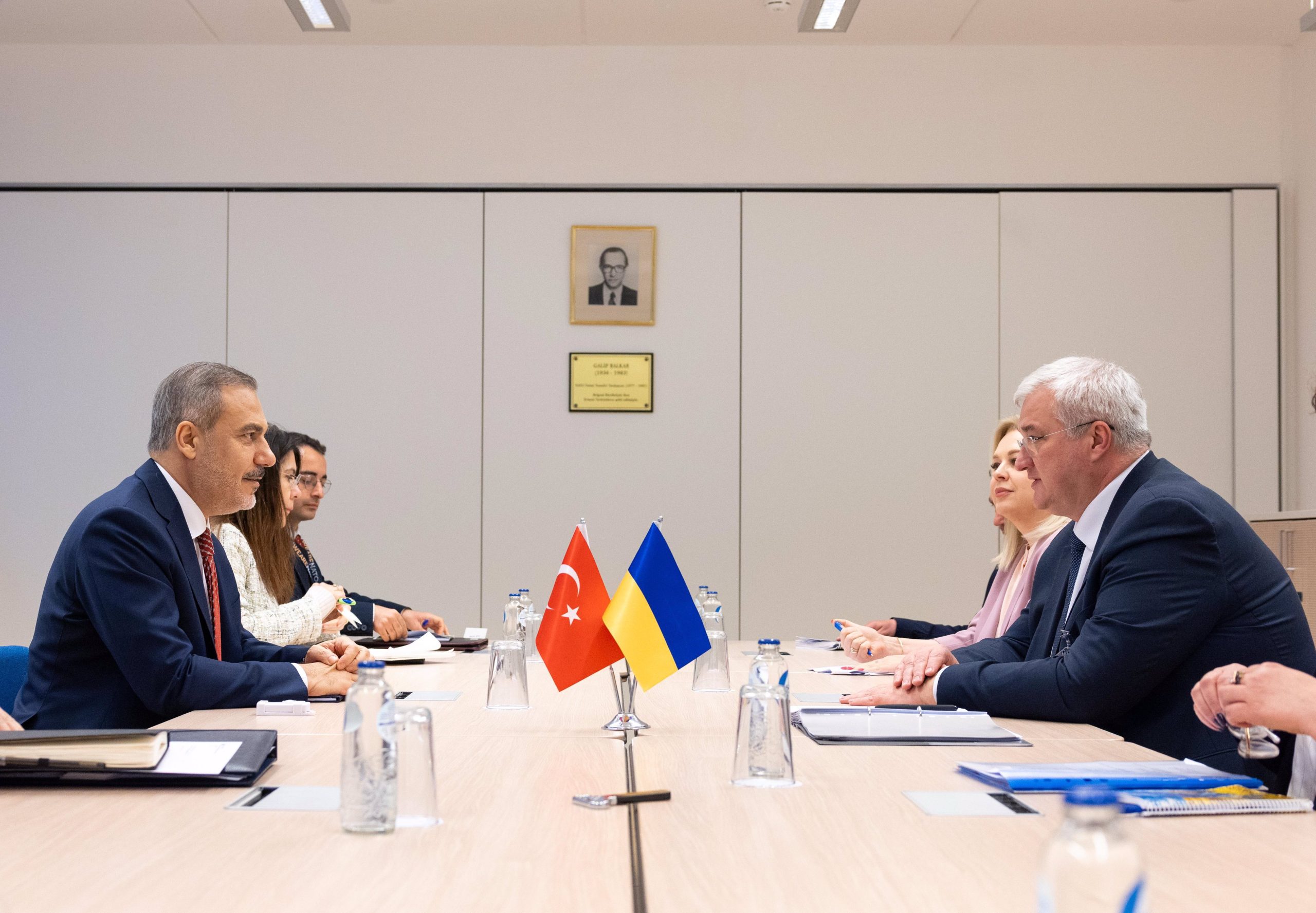 Bakan Fidan, Ukraynalı mevkidaşı Sibiha ile bir araya geldi
