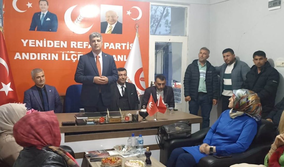 Kahramanmaraş Yeniden Refah Partisi İl Başkanı Muhammed Aydoğar, Teşkilat Başkanı
