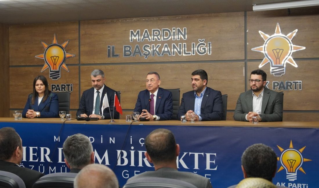 AK PARTİ İL TEŞKİLATINI ZİYARET ETTİ Çeşitli ziyaretler için Mardin’e