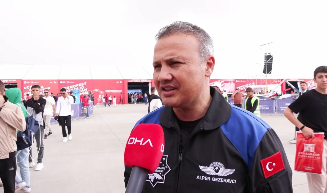 Hilal BEKYÜREK-Fırat ALKIZ/KKTC, – TEKNOFEST KKTC’de DHA’ya açıklamalarda bulunan Türkiye’nin
