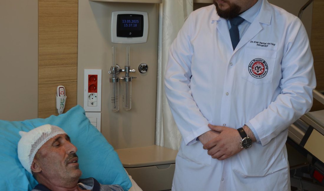 Salih TEKİN/ERZURUM, – ERZURUM Şehir Hastanesi’ne yoğun baş ağrısı şikayetiyle