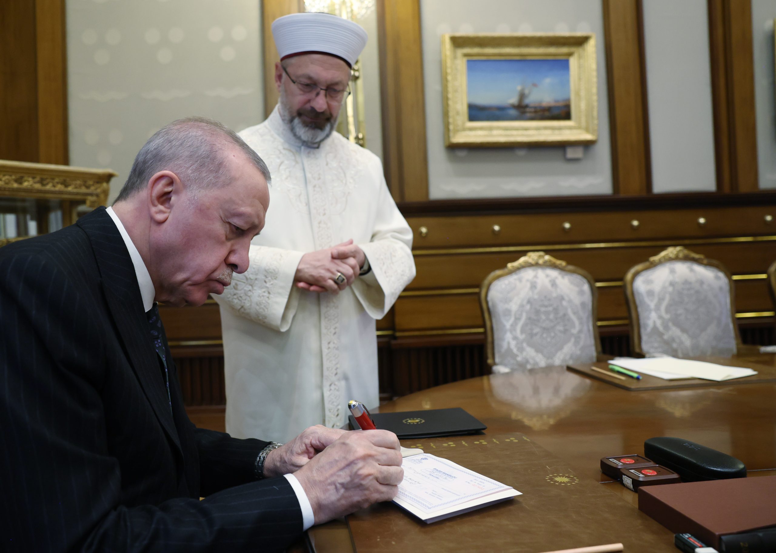 Cumhurbaşkanı Erdoğan, TDV'ye kurban bağışında bulundu