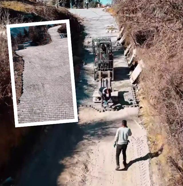  Andırın Belediyesi tarafından ilçemize bağlı mahallelerde yol yapım ve