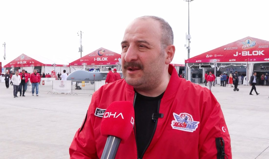 Hilal BEKYÜREK-Fırat ALKIZ/KKTC, – TEKNOFEST KKTC’de etkinlik alanını gezdikten sonra