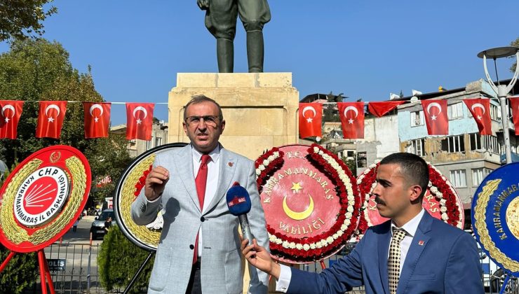 Cumhuriyet Halk Partisi (CHP) Kahramanmaraş İl Başkanı Ünal Ateş, CHP