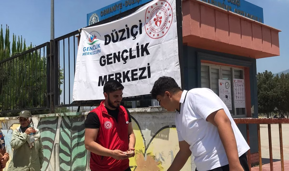 Düziçi Vilayetler Birliği Gençlik Merkezi, anlamlı bir sosyal sorumluluk projesine