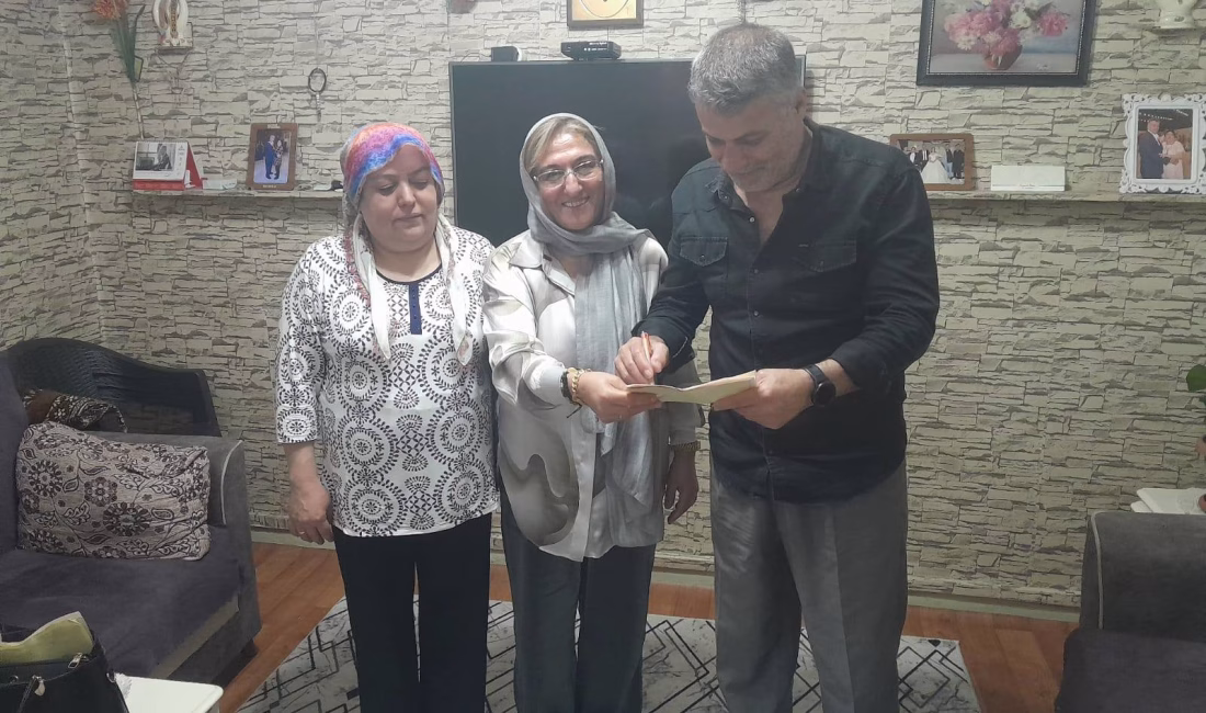 İYİ Parti Onikişubat İlçe Kadın Kolları Başkanı Birsen Türkmen, saha