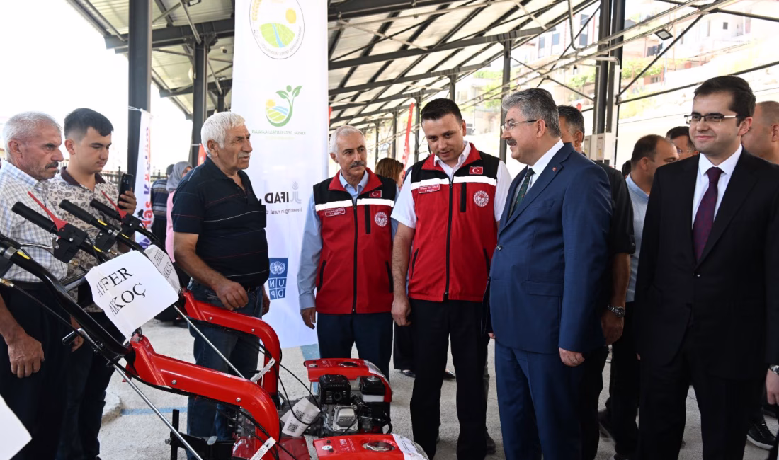 Kırsal Dezavantajlı Alanlar Kalkınma Projesi Hibe desteği kapsamında makine ve