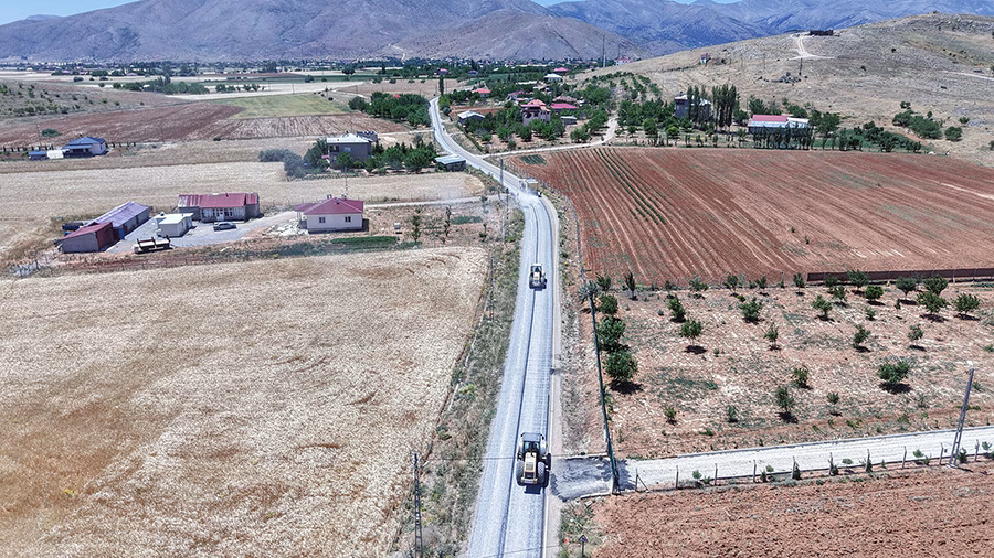 Büyükşehir Belediyesi, Afşin kırsalında Altunelma ve Arıtaş mahalleri arasında ulaşımı