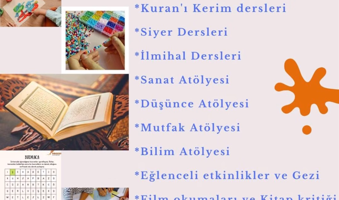 Andırın İlçe Müftülüğü bünyesinde 30 Haziran'da başlayacak olan Yaz Kur'an