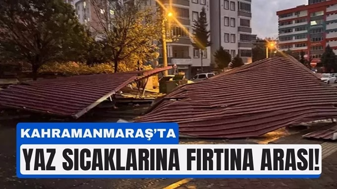 Andırın'da şiddetli rüzgar hayatı felç etti bfgh
