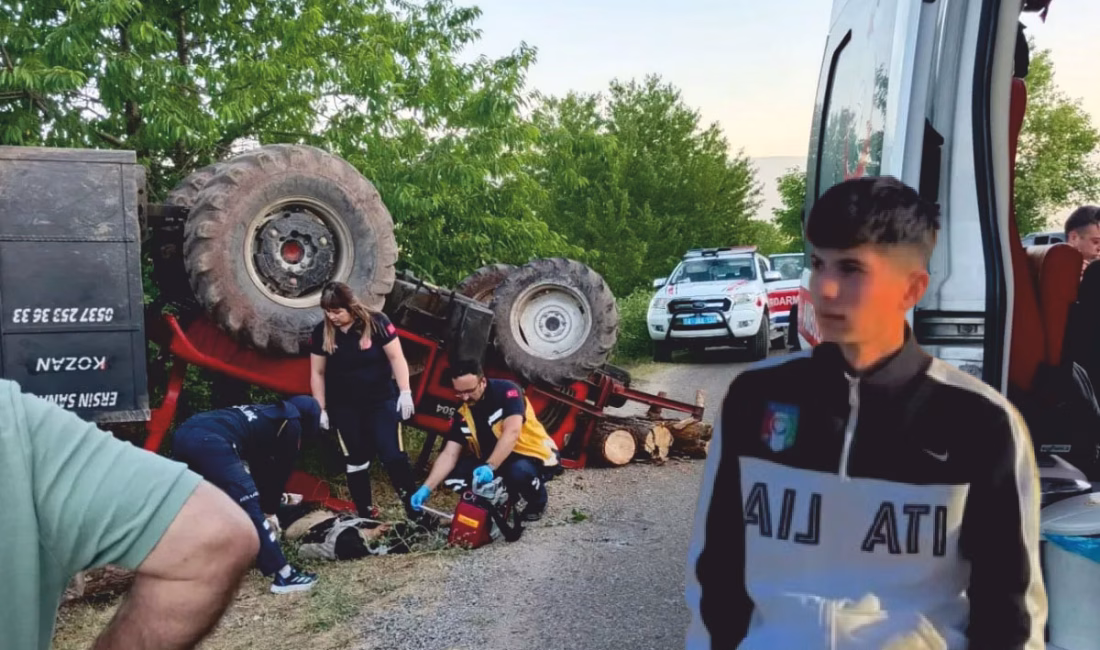 
Bolu'da köy yolunda kontrolden çıkan traktör devrilerek tepetaklak oldu. Kazada