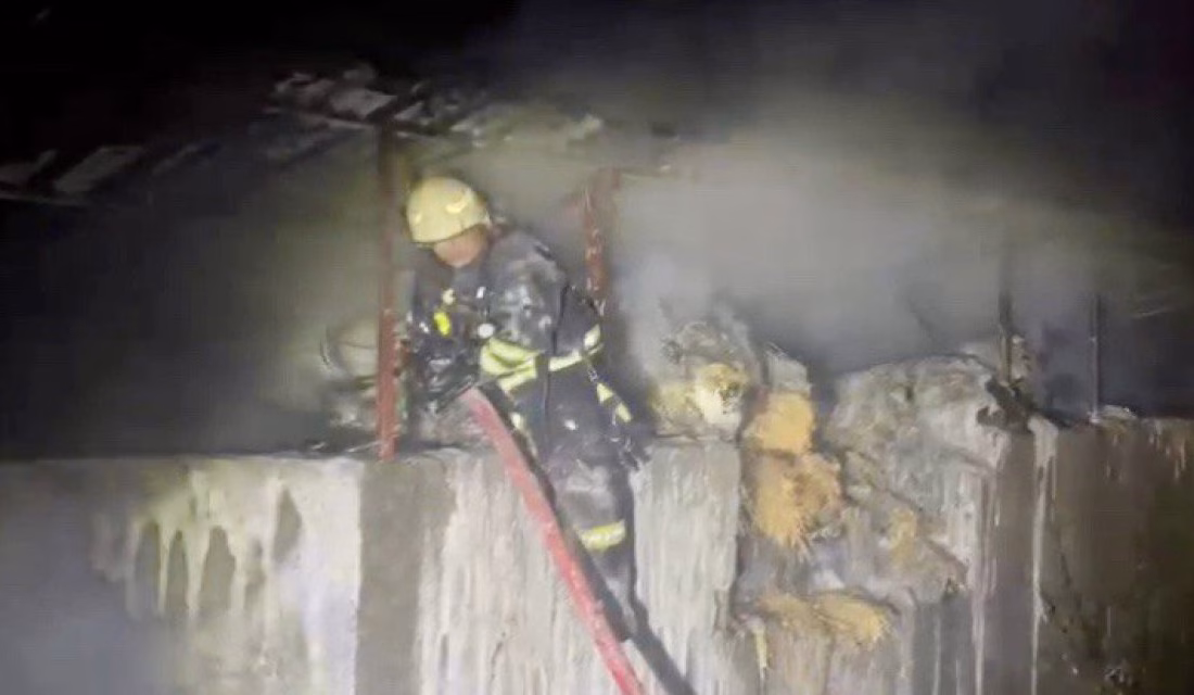 Kahramanmaraş’ta ahır ve samanlık yangınında 2 küçükbaş hayvan telef oldu.