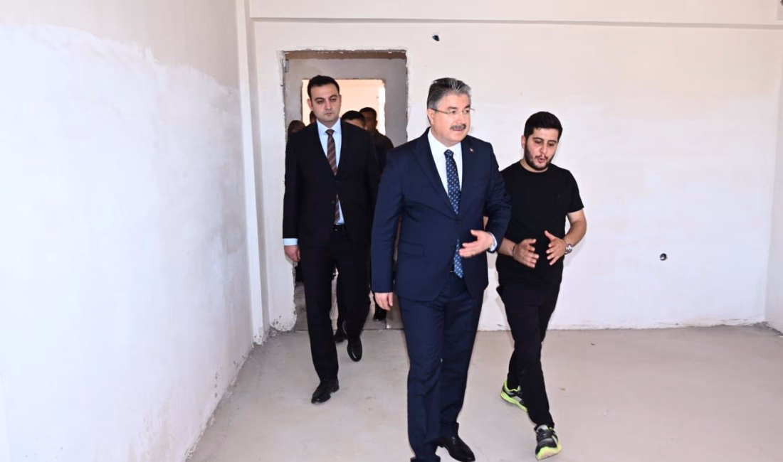 Osmaniye Valisi Dr. Erdinç Yılmaz Hasanbeyli’ye bağlı Kalecik Köyünde yapımı