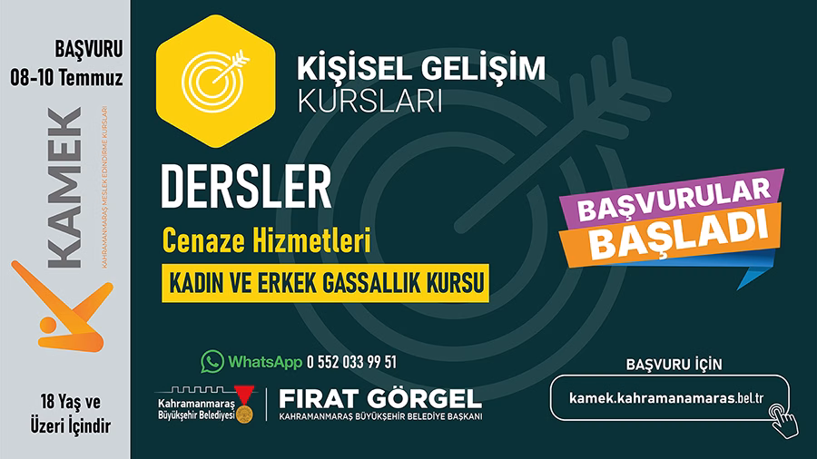 Kahramanmaraş Büyükşehir Belediyesi, dini ve manevi sorumluluk taşıyan defin hizmetlerinde