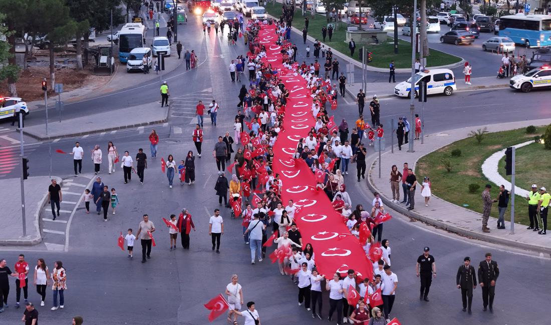 Kahramanmaraş, 15 Temmuz hain darbe girişiminin 9. yılında bir kez