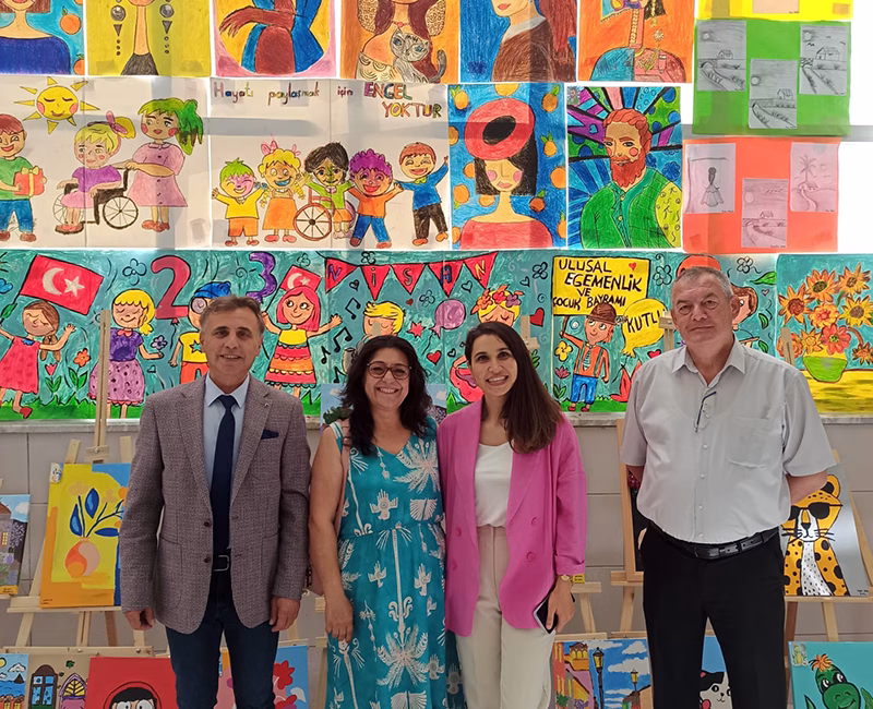Andırın Cumhuriyet İlkokulu’nda Resim Atölyesi Kuruldu Kahramanmaraş’ın Andırın ilçesindeki Cumhuriyet