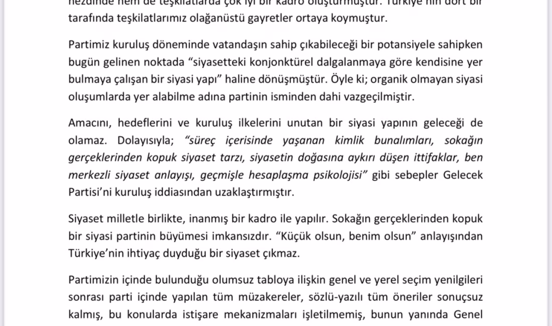 ANKARA, – GELECEK Partisi İstanbul milletvekilleri İsa Mesih Şahin ve