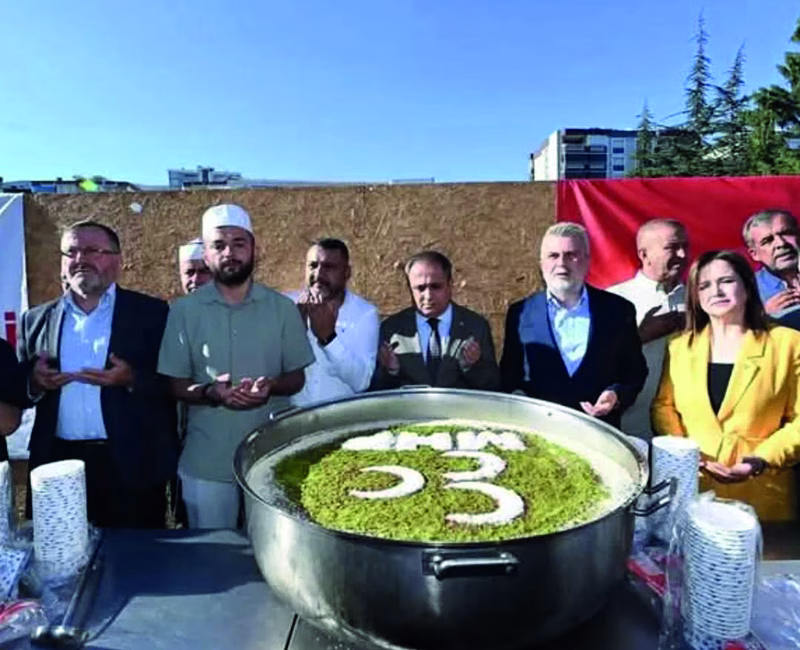 Milliyetçi Hareket Partisi (MHP) Kahramanmaraş İl Başkanlığı tarafından düzenlenen aşure