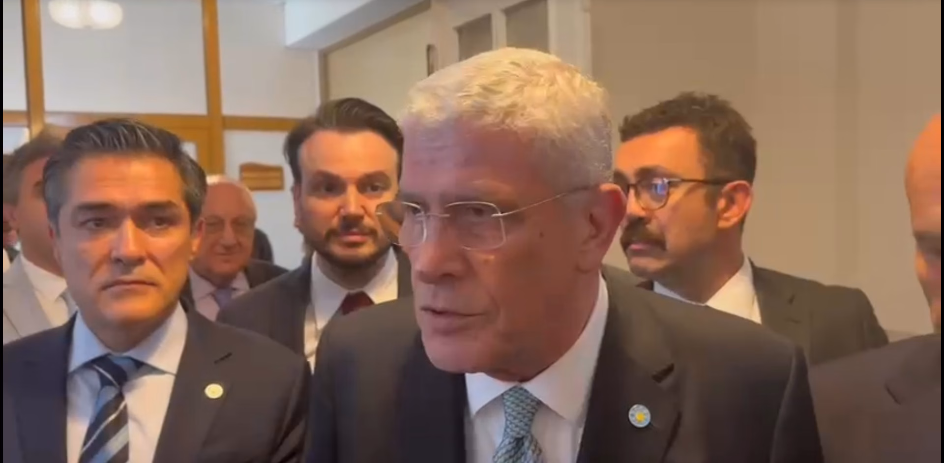 MİT Başkanı Kalın, TBMM'de İYİ Parti'yi ziyaret etti ()