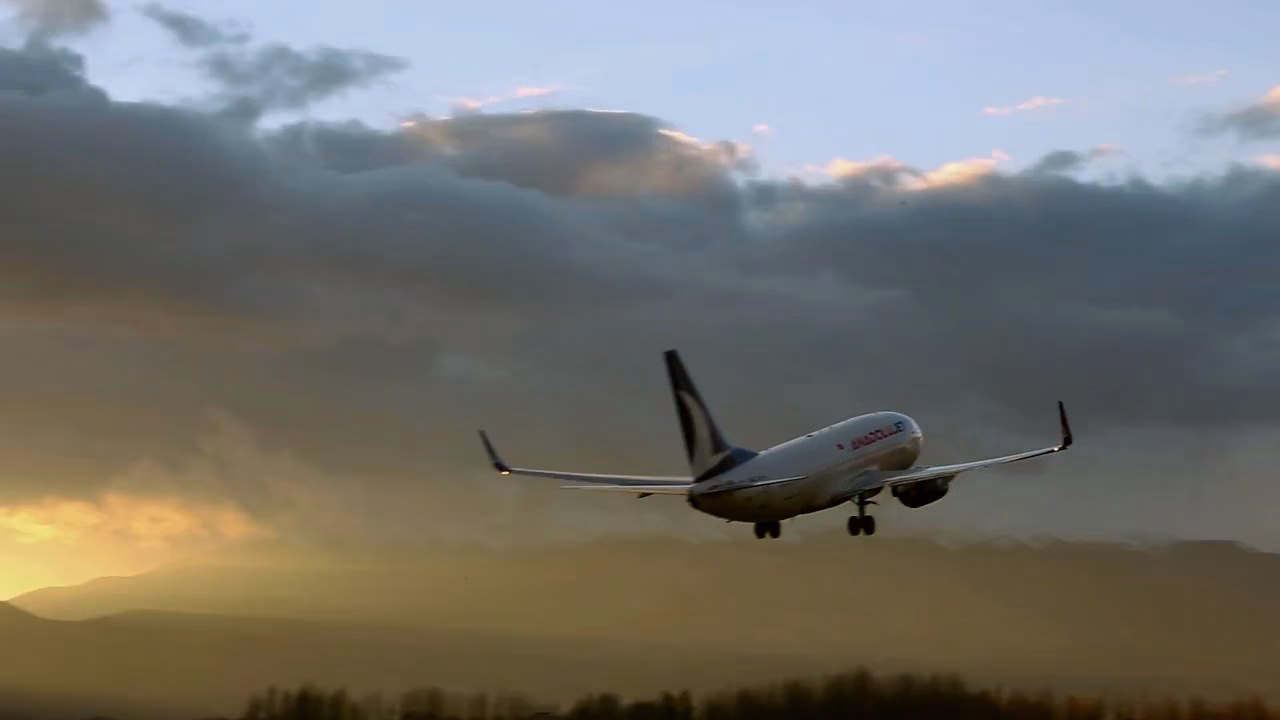 Yıldırım isabet eden yolcu uçağı Elazığ’a zorunlu iniş yaptı