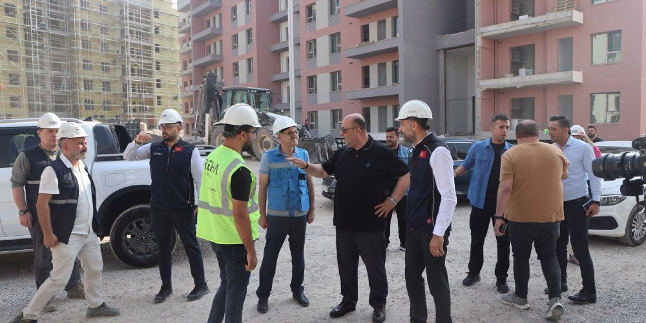 Başkan Akpınar, Güneşevler Rezerv Konut Projesi Sahasını İnceledi