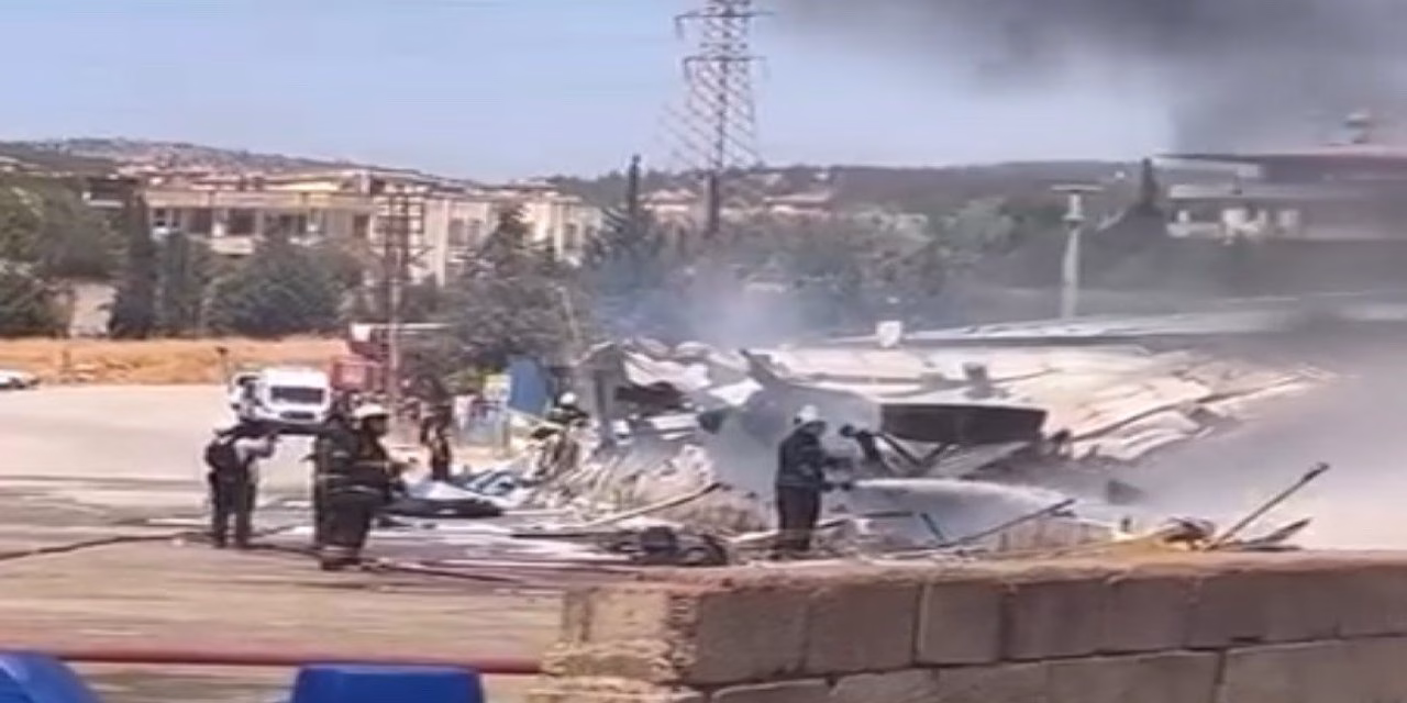 Kahramanmaraş’ta kağıt fabrikasında yangın 1 28471