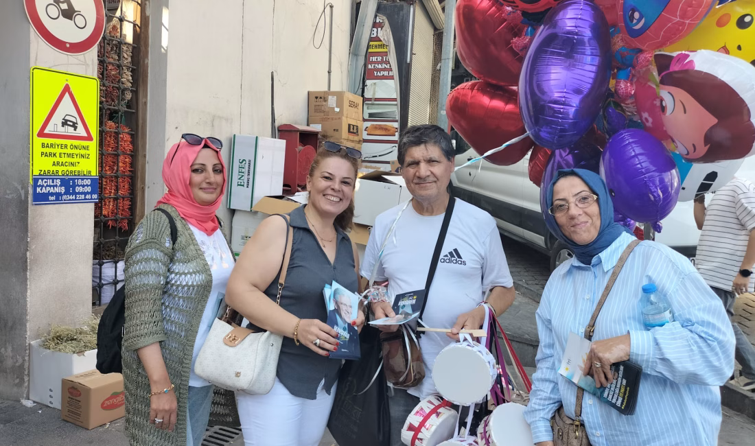 İYİ Parti Kahramanmaraş İl Başkanı Süleyman Tekerek, saha çalışmalarına kadınların