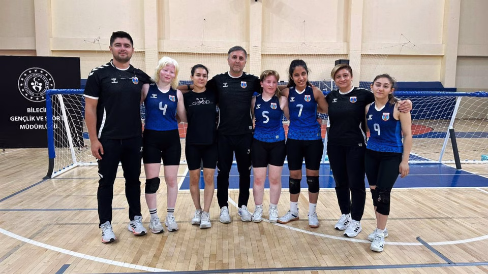 Kahramanmaraş Büyükşehir Belediyespor Kadın Goalball Takımı, Bilecik’te düzenlenen 2. Lig