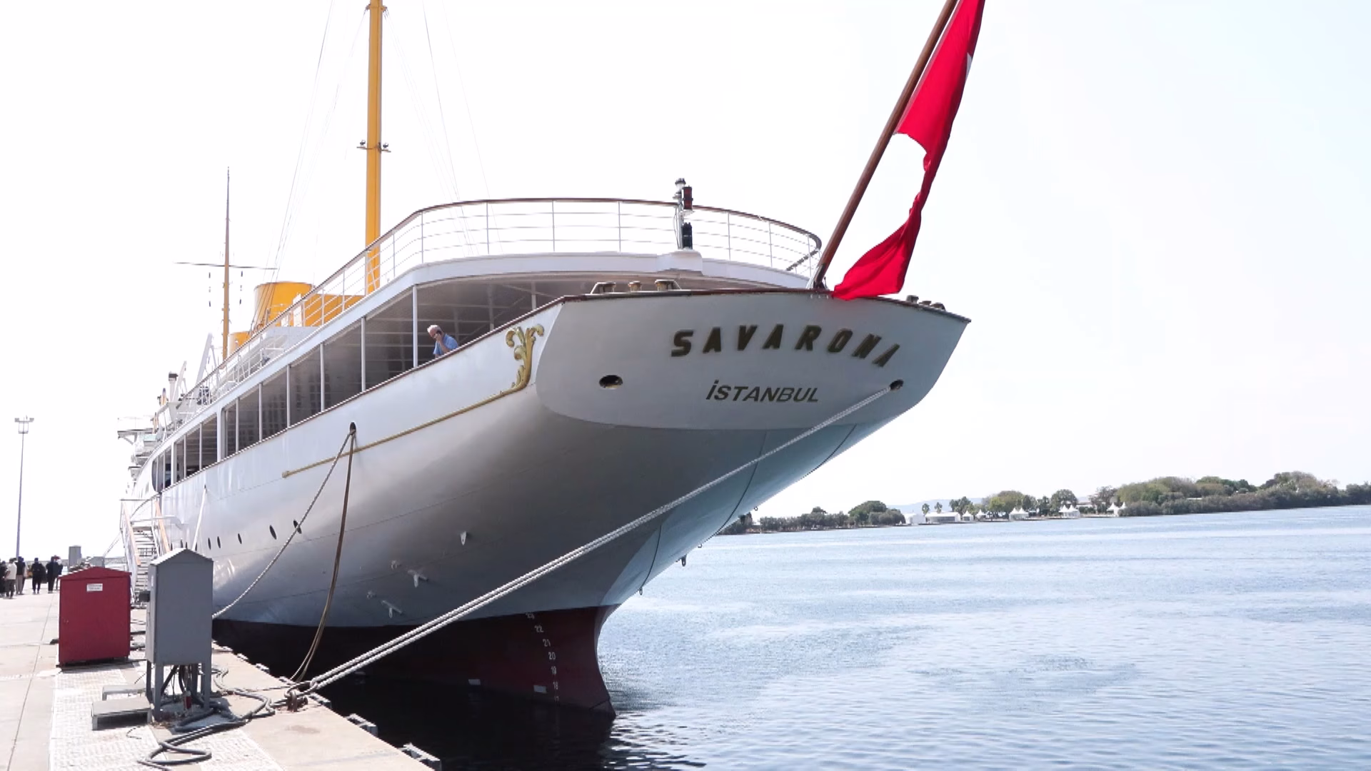 İstanbul Atatürk'ün mirası Savarona pazar günü İstanbul Boğazı’nı selamlayacak