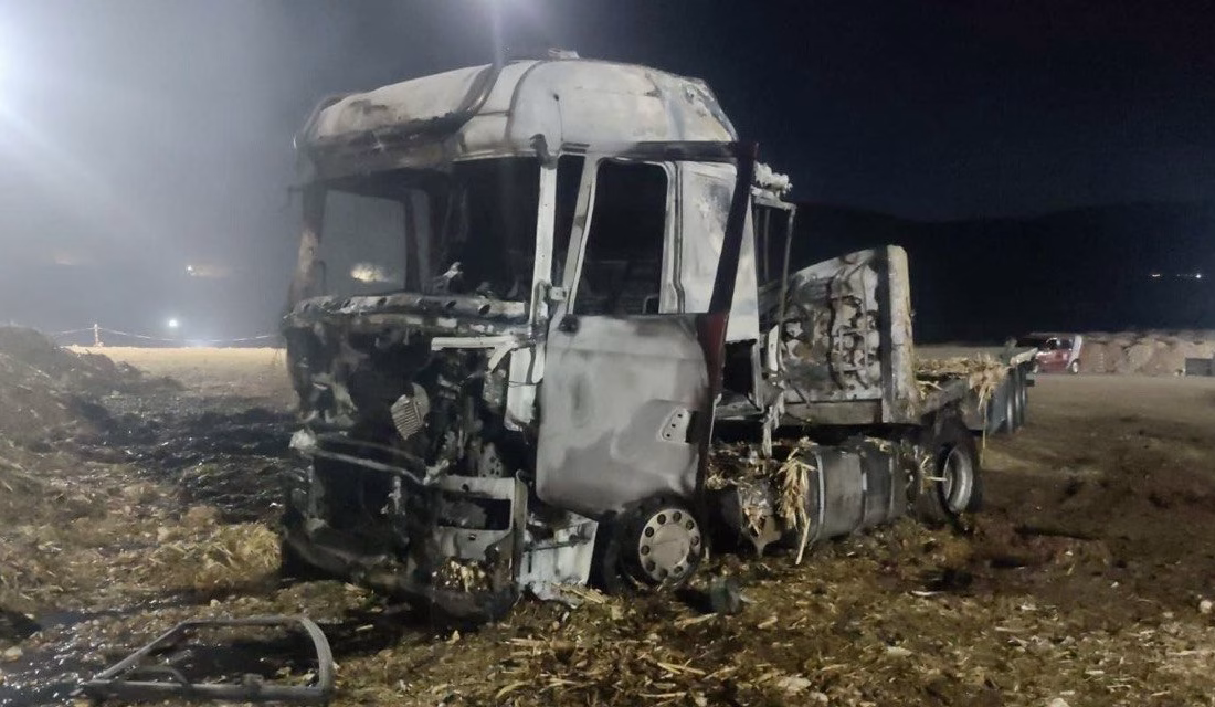 Kahramanmaraş’ın Pazarcık ilçesinde biyoenerji santralinde çıkan yangın maddi hasara neden