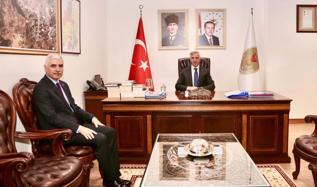 Kahramanmaraş Valisi Mükerrem Ünlüer, kente yeni atanan İl Emniyet Müdürü