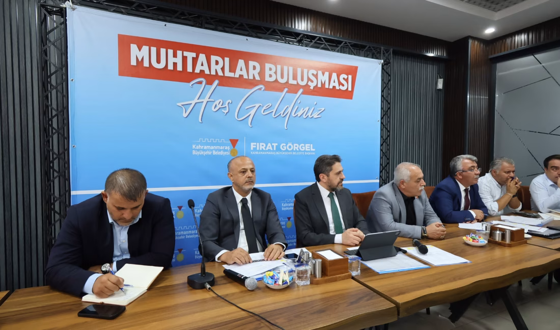 Kahramanmaraş Büyükşehir Belediyesi, mahallelerin ihtiyaçlarını yerinde dinlemek amacıyla sürdürdüğü “Muhtarlar