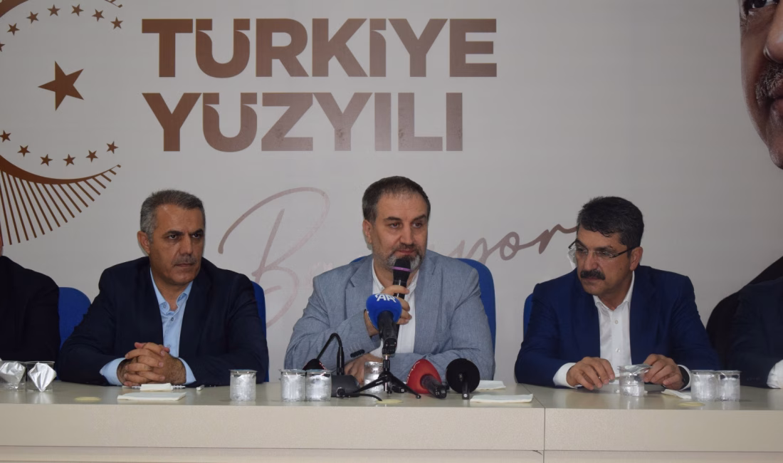 Bayram AYHAN/BATMAN, – AK Parti Genel Başkan Yardımcısı Mustafa Şen,