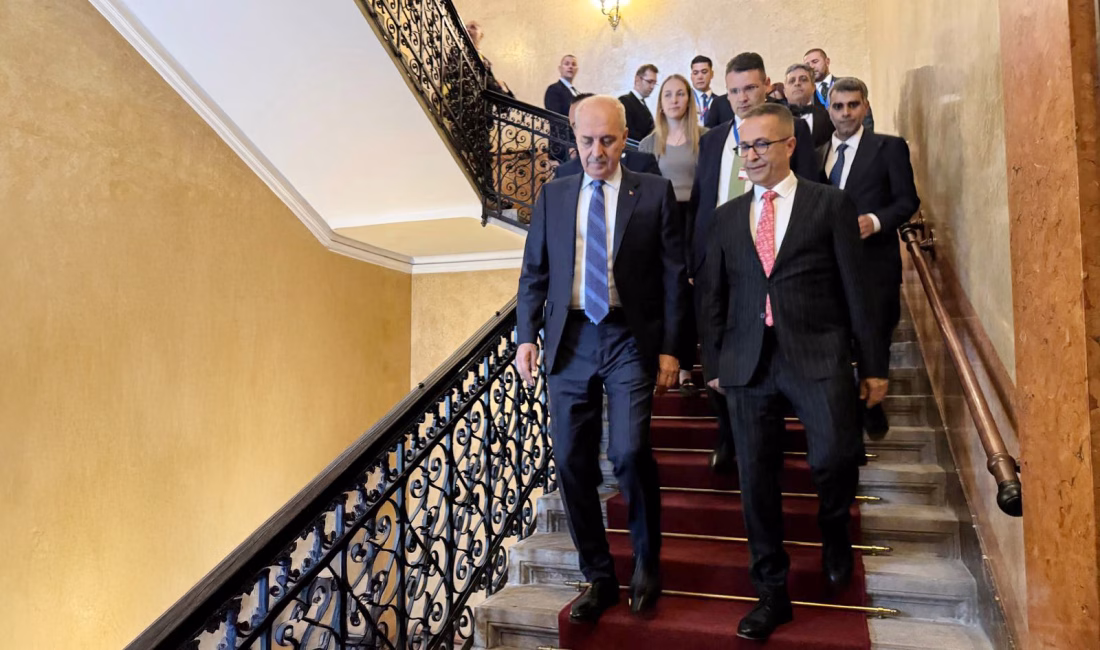 ANKARA, – TBMM Başkanı Numan Kurtulmuş, resmi temasları kapsamında bulunduğu