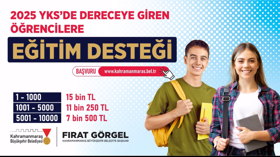 Büyükşehir Belediyesi, Yükseköğretim Kurumları Sınavı’nda (YKS) dereceye giren öğrencilere eğitim
