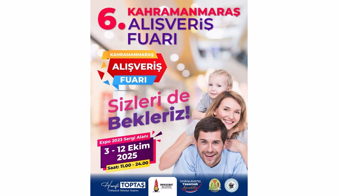 Bu yıl 6’ncısı düzenlenen Kahramanmaraş Alışveriş Fuarı’nı 3-12 Ekim 2025