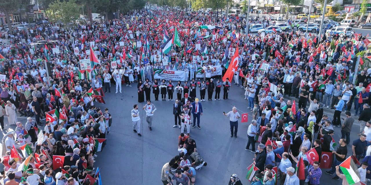 Kahramanmaraş, Gazze İçin Tek Yürek Oldu
