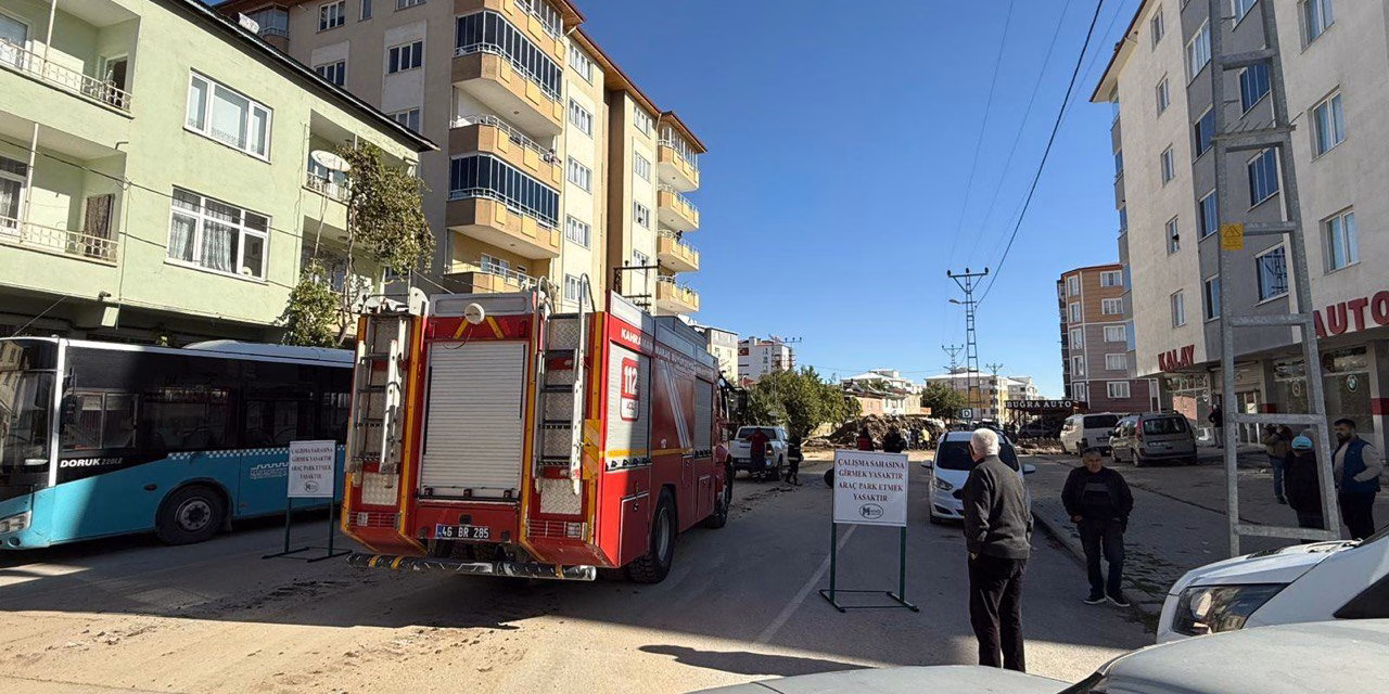 Kahramanmaraş’ta doğalgaz hattında patlama: 1 yaralı