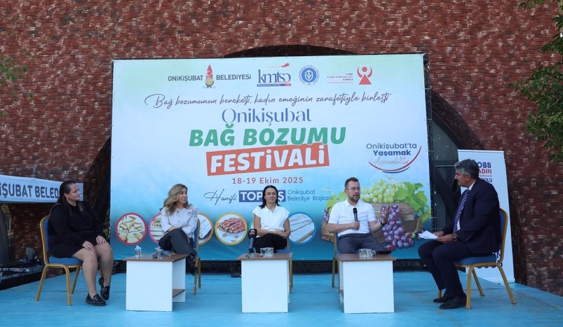 Bu yıl ilki düzenlenen Bağ Bozumu Festivali, gastronomi dünyasının önemli