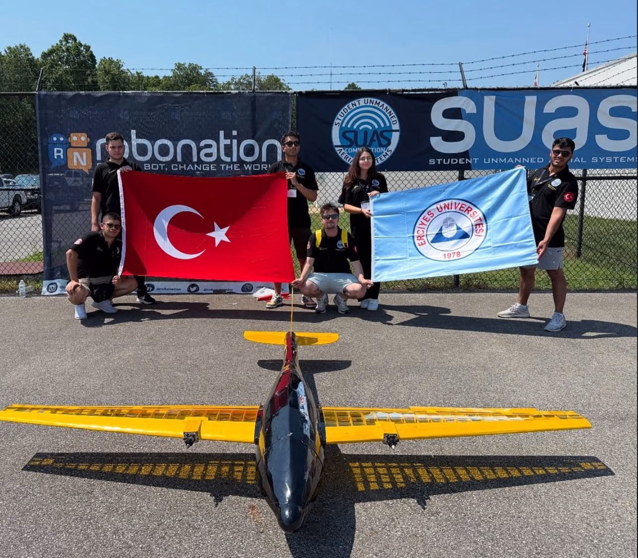 Üniversiteli gençler, Erciyes isimli İHA’larıyla Amerika’da yarıştı