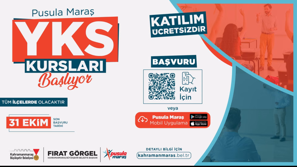 Büyükşehir’den Üniversite Adaylarına Bir Destek Daha; 11 İlçede Ücretsiz YKS Kursu Büyükşehir Belediyesi, üniversiteye hazırlanan öğrencilere yönelik 11 ilçenin tamamında ücretsiz